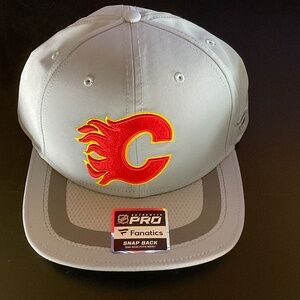 Calgary Flames Authentic Pro Snapback Hat